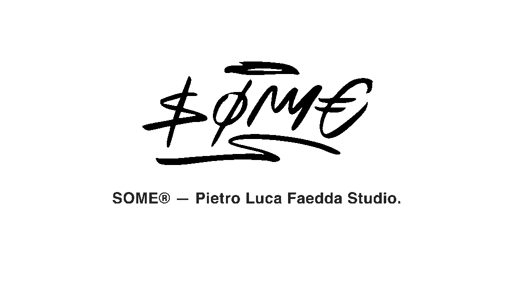 SOME® — Pietro Luca Faedda Studio logo | Critical Pop Art, Streetpop™ and Collectible Design