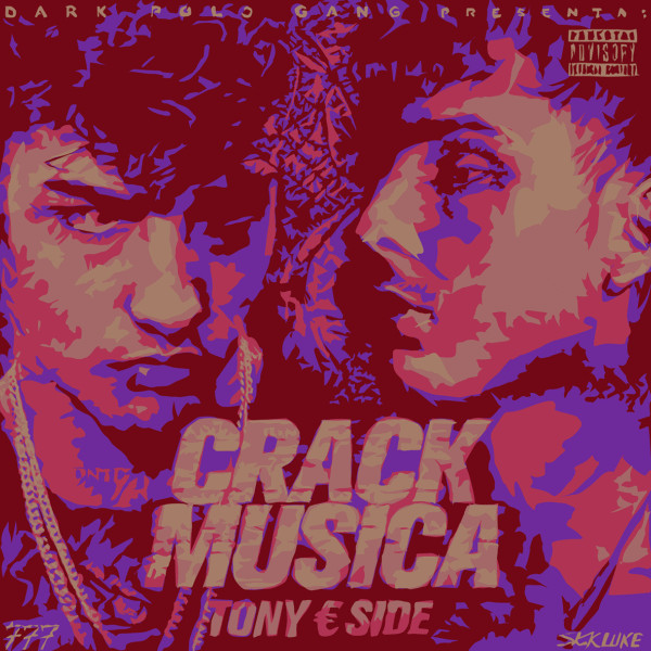 Dark Polo Gang Crack Musica stampa d’arte pop Trapster Edition by SOME