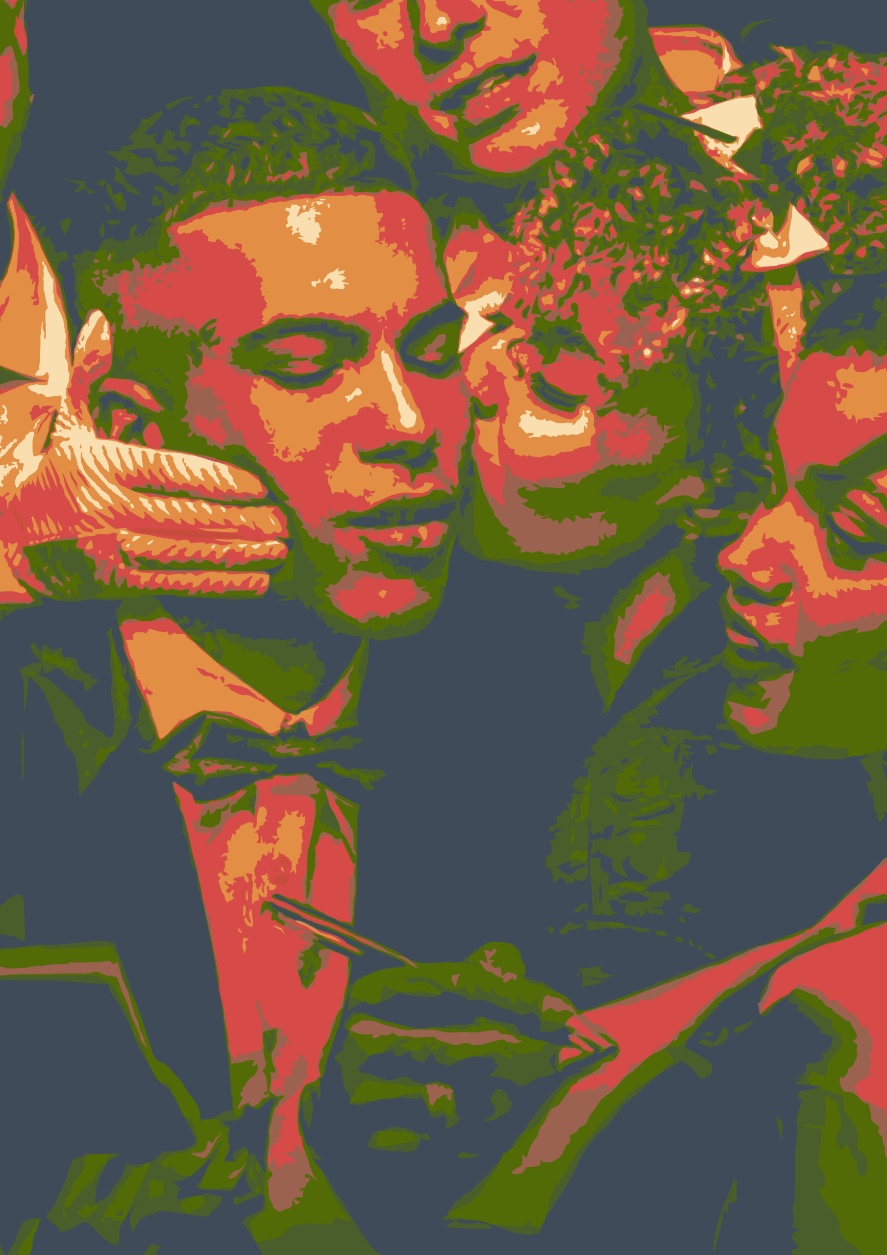 Sfera Ebbasta Famoso stampa d’arte pop Trapster Edition by SOME