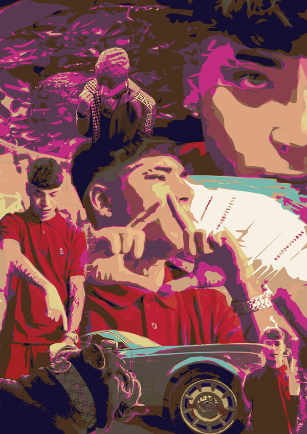 Shiva Syrup stampa d’arte pop Trapster Edition by SOME